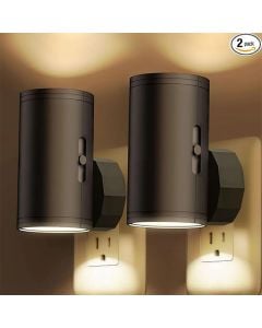 LED Adjustable Wall Night Light- 2 pack