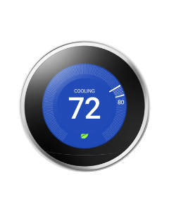 Google Nest Learning Thermostat (Polished Steel)